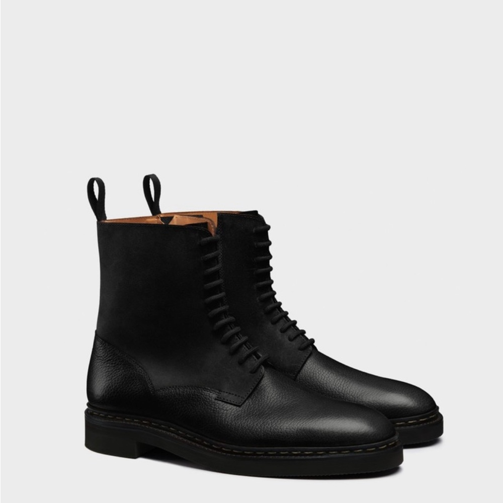 John Lobb Black Ox Grain/Suede Perth boot 
GREAT GIFT!